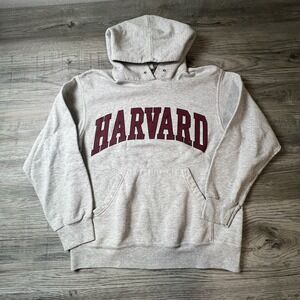 Best Harvard Hoodie Mens Medium Gray Collegiate Ivy League Fleece Sweatshirt
